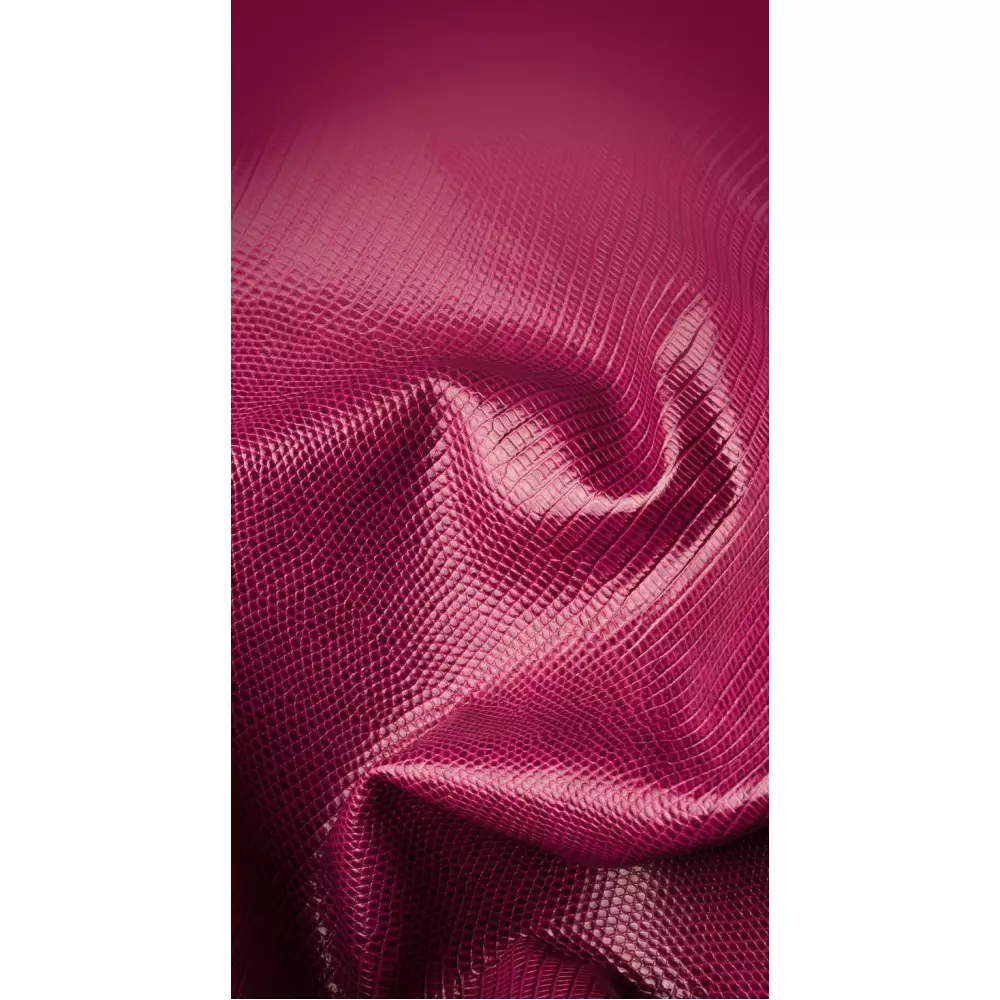 Fourre iPhone 17 - Flip Croco Qialino cuir véritable - Rose