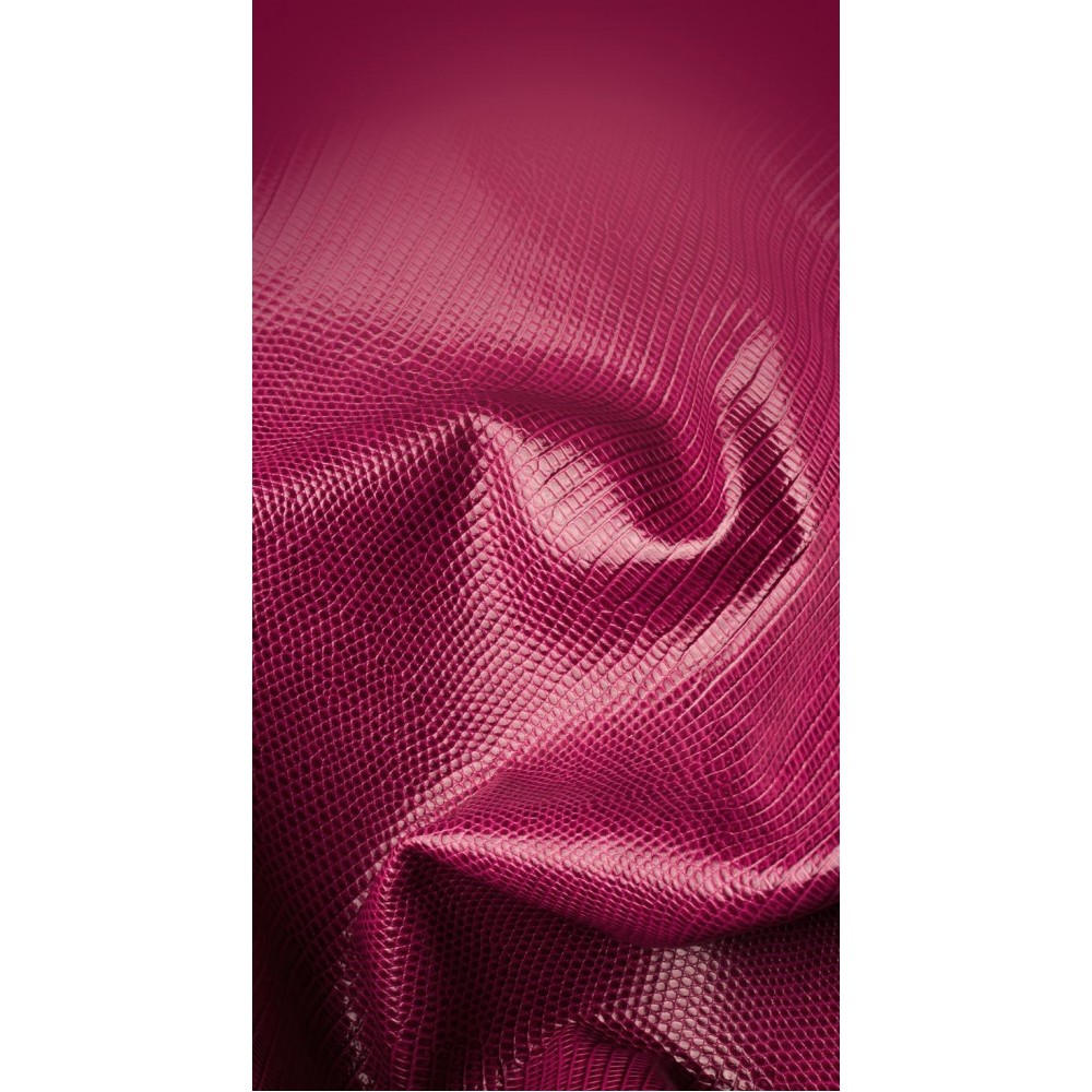 Fourre iPhone 17 Pro Max - Flip Croco Qialino cuir véritable - Rose