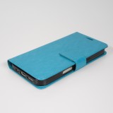 Hülle iPhone 17 Pro - Premium Flip Leder Tasche - Türkis