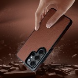 Fourre Samsung Galaxy S26 Ultra - Flip Qialino cuir véritable mat avec fermeture magnétique - Vert mat