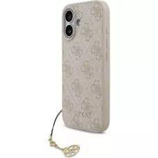 Coque iPhone 17 - Guess 4G charm protection élégante design raffiné accessoire tendance - Rose