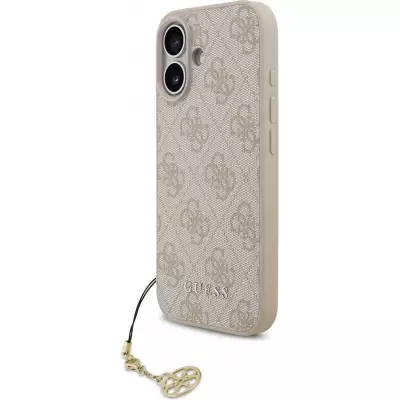 Coque iPhone 17 - Guess 4G charm protection élégante design raffiné accessoire tendance - Rose