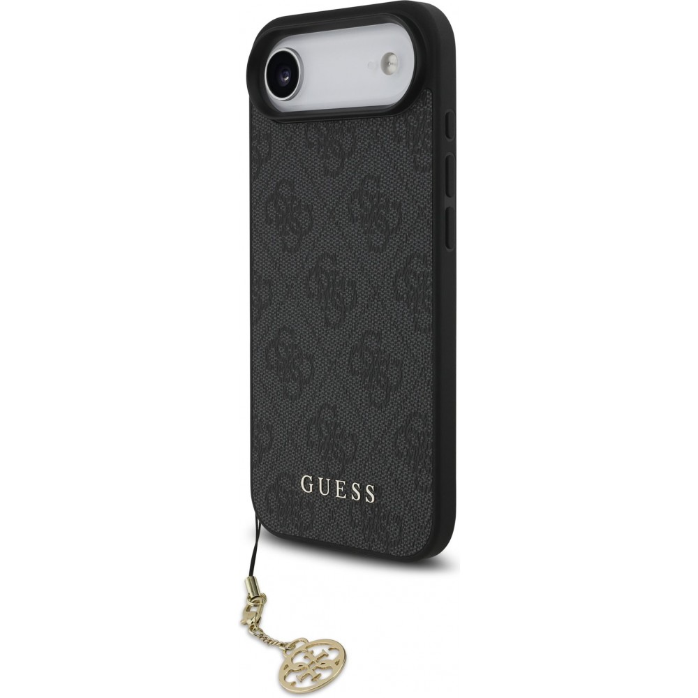 Coque iPhone 17 Air - Guess 4G charm protection élégante design raffiné accessoire tendance - Gris