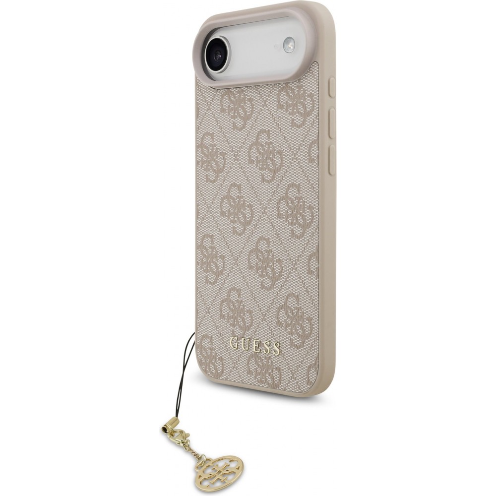 Coque iPhone 17 Air - Guess 4G charm protection élégante design raffiné accessoire tendance - Rose