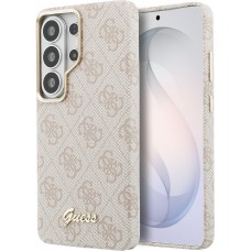 Galaxy S26 Ultra Case H&uuml;lle - Guess 4G Script MagSafe Magnetische elegante Schutz - Rosa