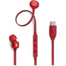 JBL Tune 310C USB-C Kopfh&ouml;rer mit Pure Bass und Hi-Res Audio - Rot