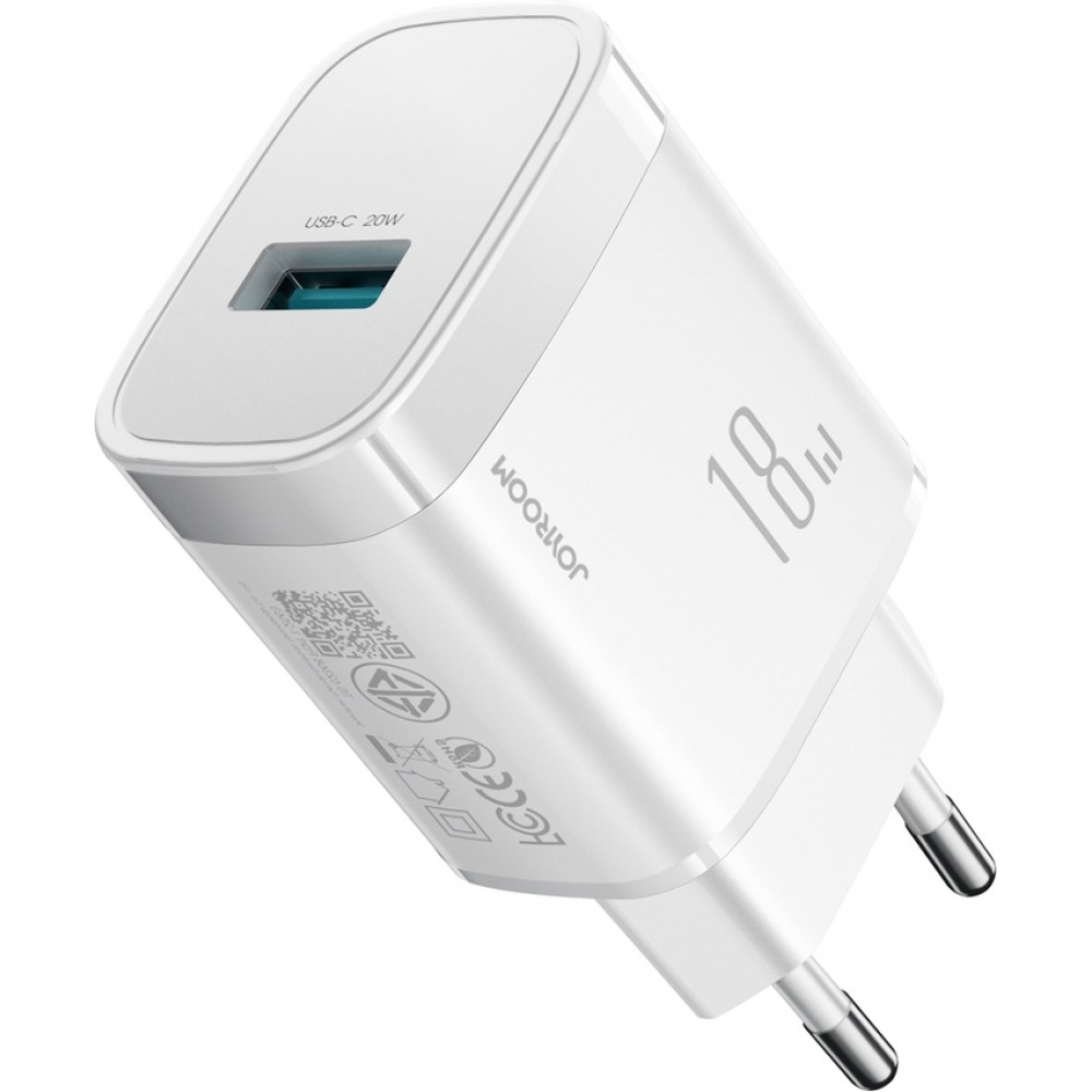 Joyroom JR-TF4 18W Wandladeger&auml;t Schnellladung USB-C Adapter - Weiss