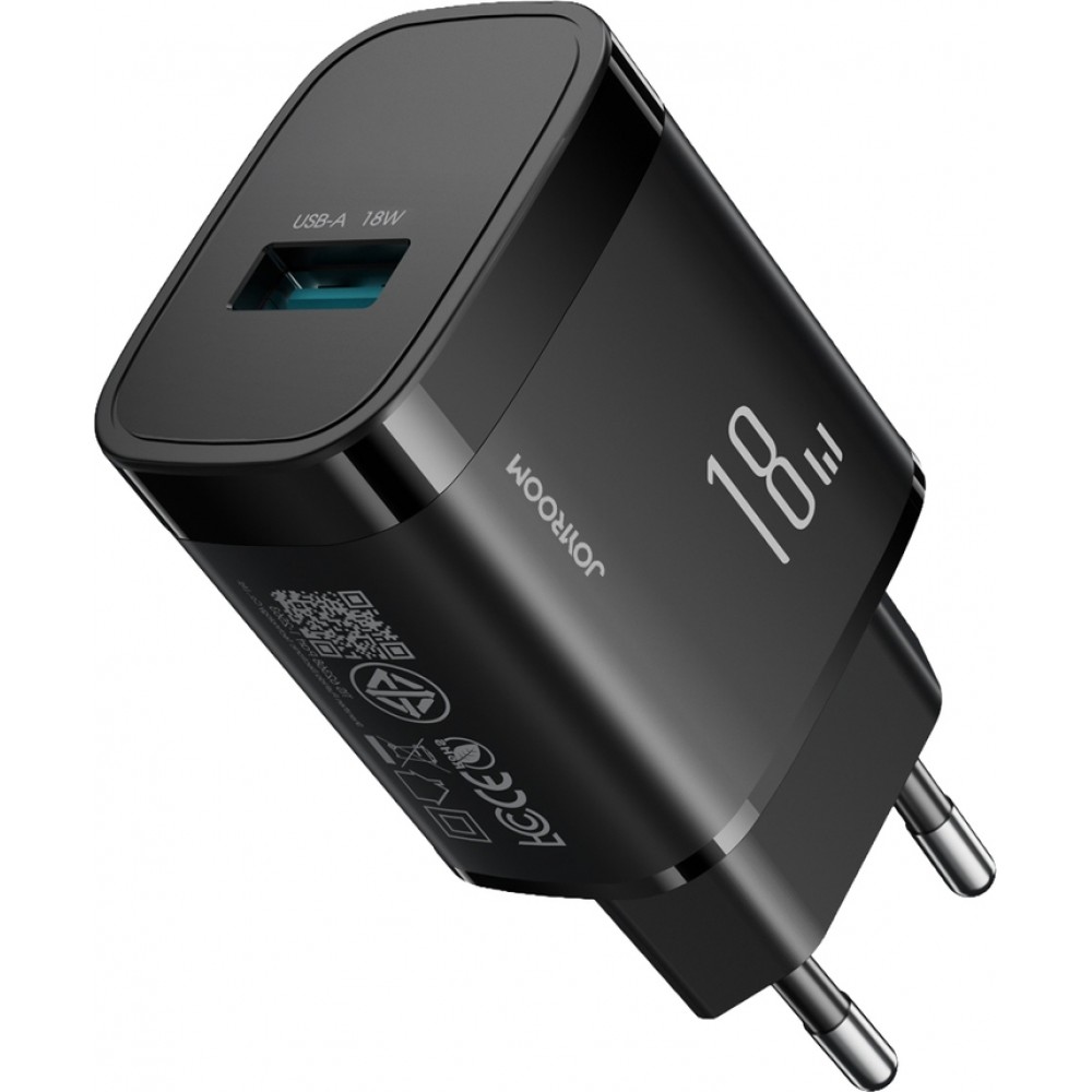 Joyroom JR-TF4 18W Wandladeger&auml;t Schnellladung USB-C Adapter - Schwarz