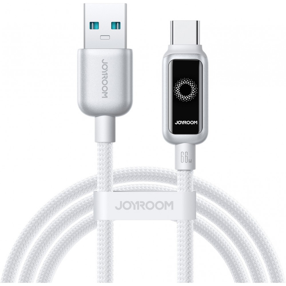 Joyroom S-A55 StarFlight câble charge rapide USB-A vers USB-C 66W (1.2m) - Blanc