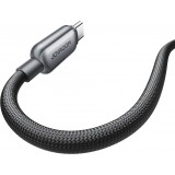 Joyroom S-A55 StarFlight Schnellladekabel USB-C zu USB-C 100 W (1.2 m) - Schwarz