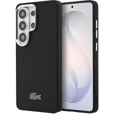 Galaxy S26 Ultra Case H&uuml;lle - Lacoste Petit Pique MagSafe Metall-Logo elegante und langlebige Schutzh&uuml;lle - Schwarz
