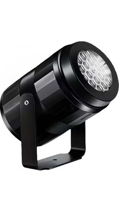 LED Schneeflocken Projektor USB Weihnachtsbeleuchtung mit fallendem Schnee Effekt - Schwarz