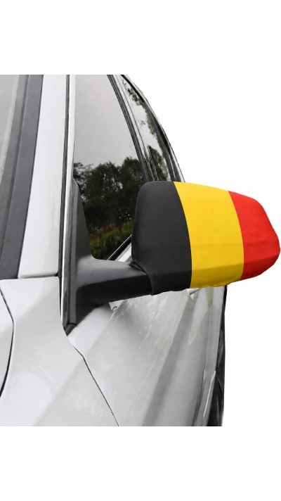 Lot de 2 housses pour rétroviseur voiture drapeau Belgique