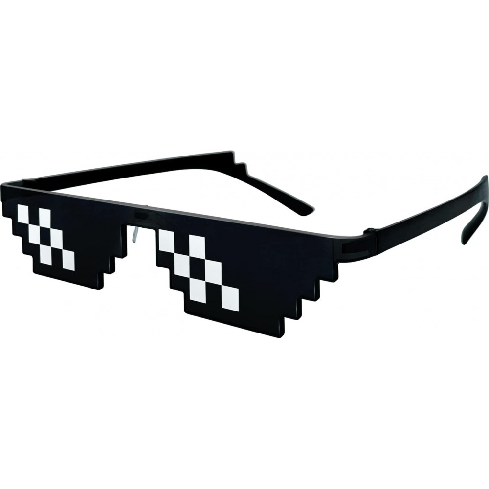 Thug Life Sonnenbrille Urban Style Trend-Accessoire f&uuml;r Partys und Festivals - Schwarz