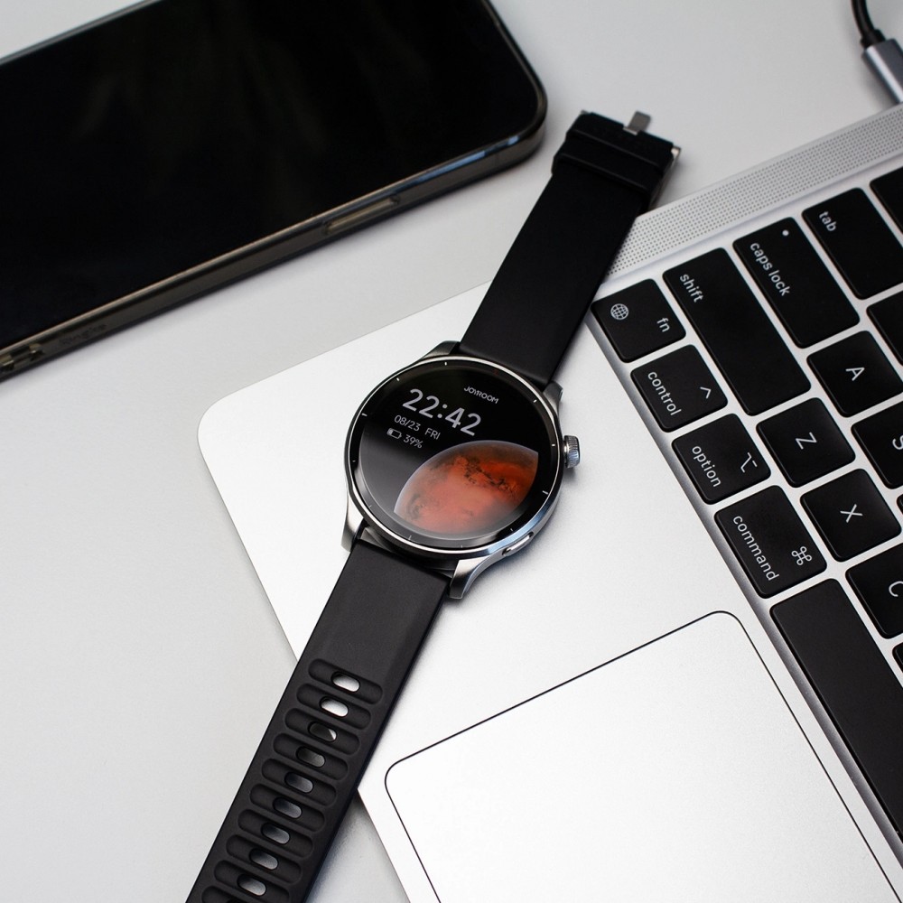 Smartwatch Joyroom Venture Series JR-FV1 mit Anrufbeantwortungsfunktion - Schwarz