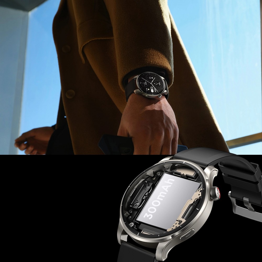 Smartwatch Joyroom Venture Series JR-FV1 mit Anrufbeantwortungsfunktion - Schwarz