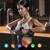 Smartwatch Joyroom Venture Series JR-FV1 mit Anrufbeantwortungsfunktion - Schwarz