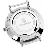 Edelwatch Uhr 41 mm (Men) Silver Zifferblatt Weiss (Batterie nicht enthalten) - Blau / Weiss / Violett Armband