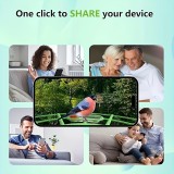 Intelligenter Vogelhaus 1296p WiFi mit Solar-Kamera, Bewegungsmelder und App-Steuerung - Grün