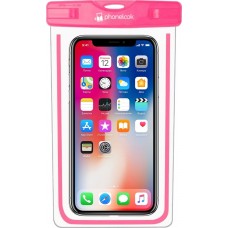 Pochette étanche waterproof pour smartphone avec capacité tactile PhoneLook - Rose