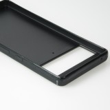 Google Pixel 7 Pro Case Hülle - Silikon schwarz Valentin 2024 Rosaroter Teddybär