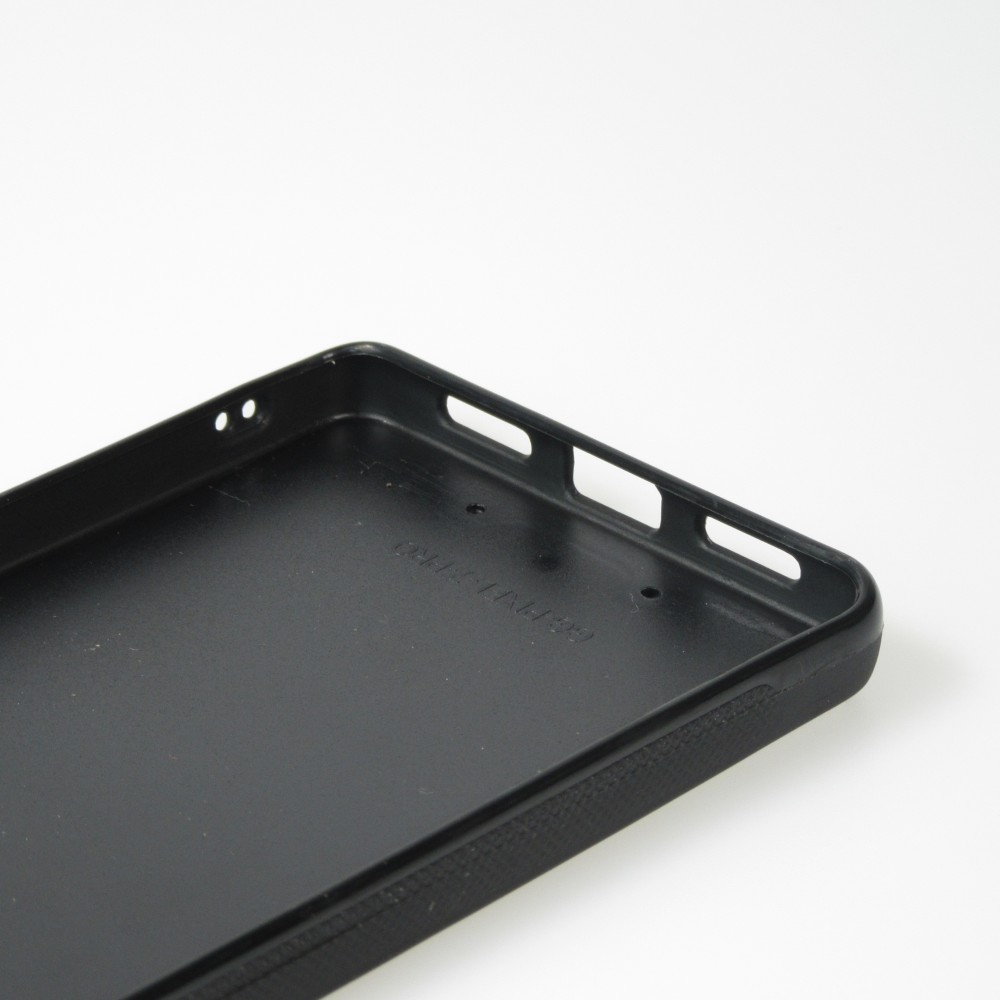 Google Pixel 7 Pro Case Hülle - Silikon schwarz Valentin 2024 Rosaroter Teddybär