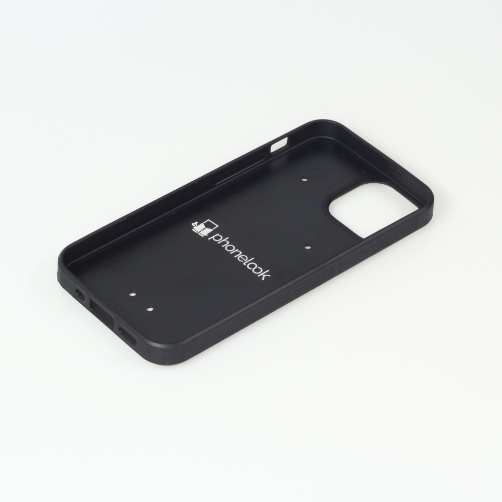 Coque iPhone 13 mini - Silicone rigide noir Autumn 25 Trees