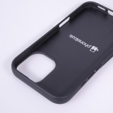 iPhone 16 Case Hülle - Silikon schwarz Seals of the Dominican Republic DTMF