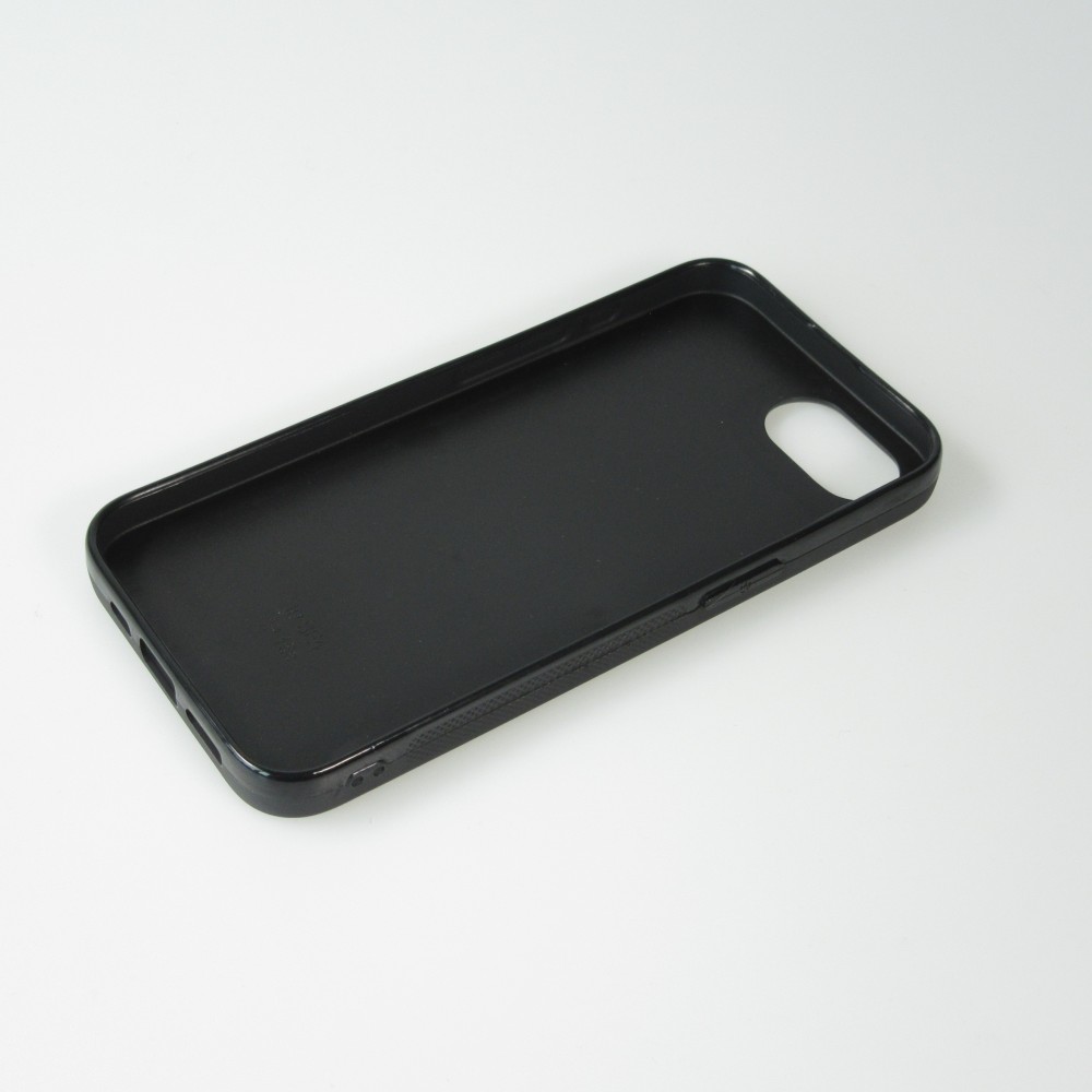 Coque iPhone 16e - Silicone rigide noir Canton OW noir