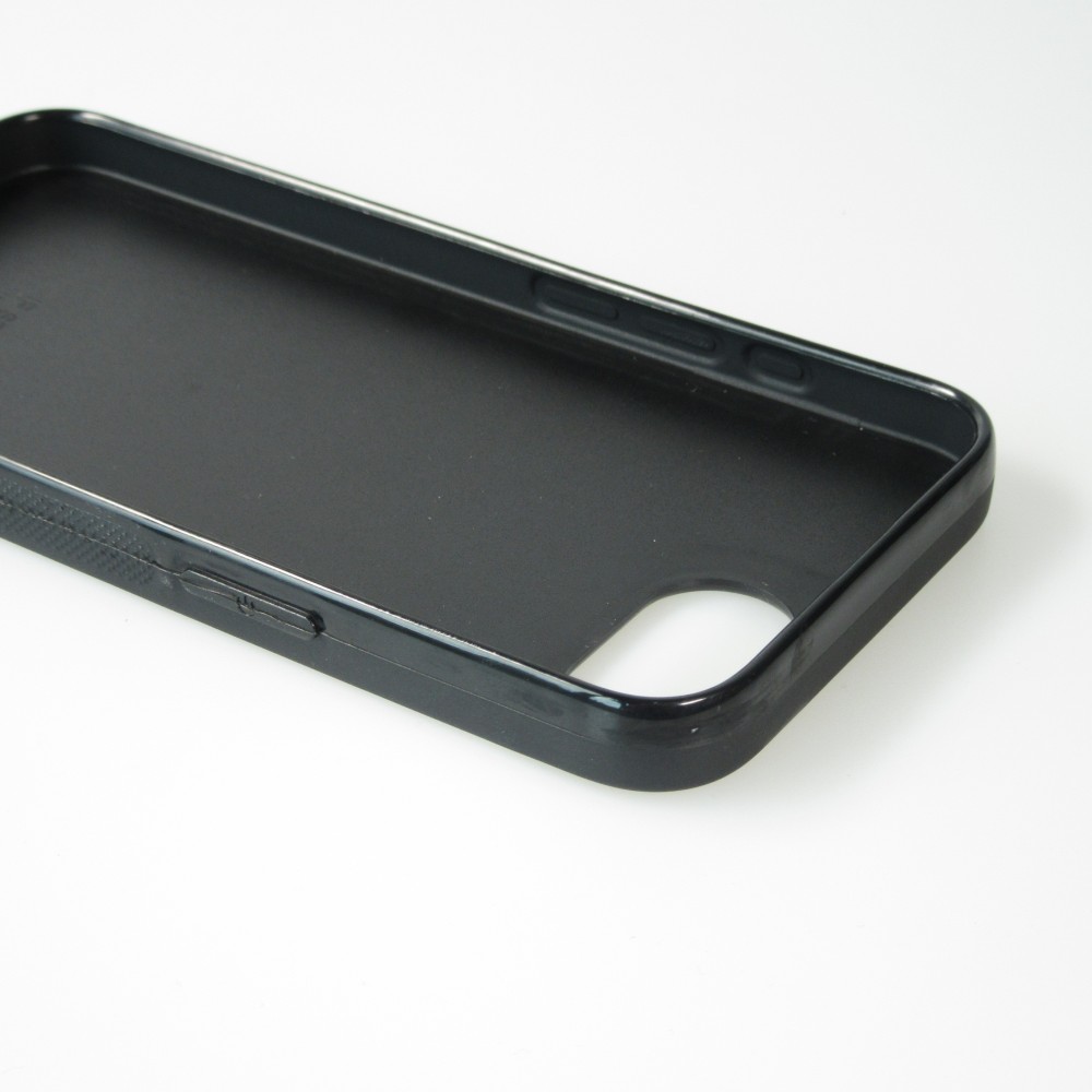 Coque iPhone 16e - Silicone rigide noir Canton OW noir