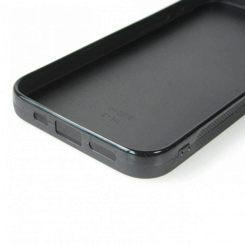 Coque iPhone 16e - Silicone rigide noir Canton OW noir