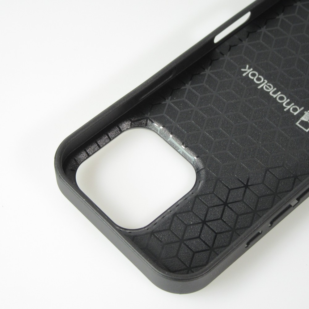 Coque iPhone 16 Pro - Silicone rigide noir Marble Everything