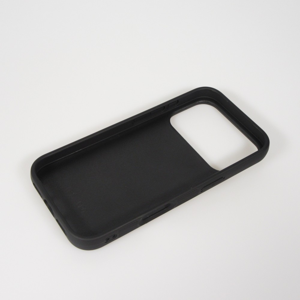 Coque iPhone 17 Pro - Silicone rigide noir Halloween Spookville