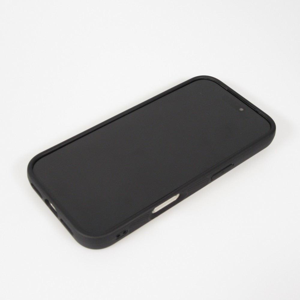 Coque iPhone 17 Pro - Silicone rigide noir Halloween Spookville