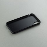 iPhone X / Xs Case Hülle - Silikon schwarz Chairs DTMF