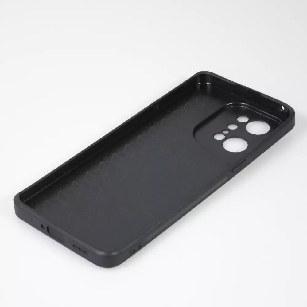 Coque OPPO Find X5 Pro - Silicone rigide noir Valentine 2023 purpule single heart