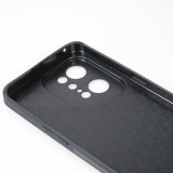 Coque OPPO Find X5 Pro - Silicone rigide noir Flower sea waves