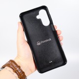 Coque Samsung Galaxy A17 - Silicone rigide noir Valentine 2023 three minimalist hearts