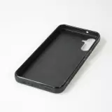 Coque Samsung Galaxy A34 5G - Silicone rigide noir Canton SG blanc