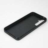 Coque Samsung Galaxy A36 - Silicone rigide noir Chats gris troupeau