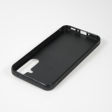 Coque Samsung Galaxy A36 - Silicone rigide noir Chats gris troupeau