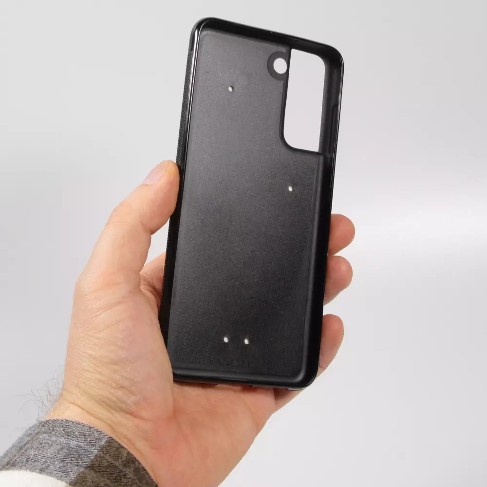 Coque Samsung Galaxy S21 FE 5G - Silicone rigide noir Canton NE noir