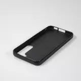 Coque Samsung Galaxy S23 - Silicone rigide noir Canton LU blanc