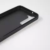 Coque Samsung Galaxy S23 - Silicone rigide noir Canton LU blanc