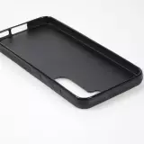 Coque Samsung Galaxy S23 - Silicone rigide noir Canton LU blanc