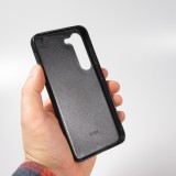 Coque Samsung Galaxy S23 FE - Silicone rigide noir Purple Light Leaves
