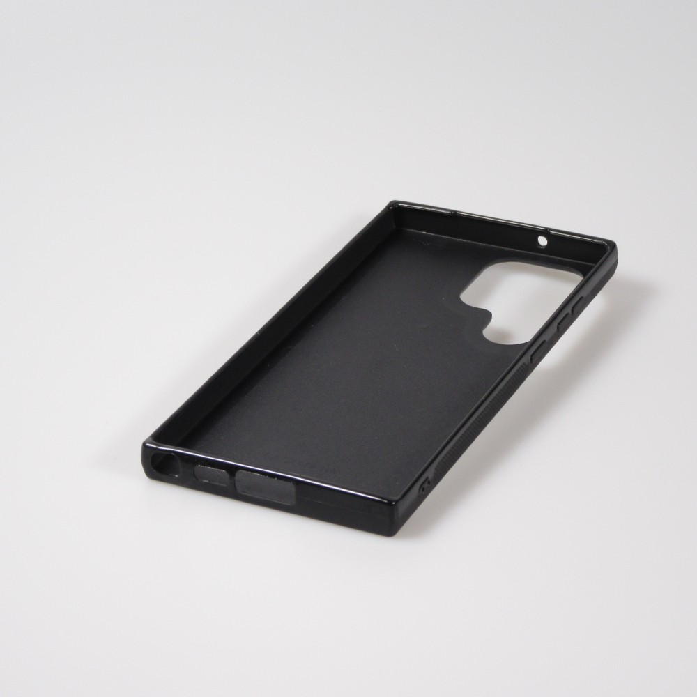 Samsung Galaxy S23 Ultra Case Hülle - Silikon schwarz Weihnachten 2023 Fuechslein Tanne