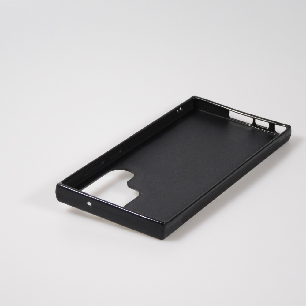 Samsung Galaxy S23 Ultra Case Hülle - Silikon schwarz Weihnachten 2023 Fuechslein Tanne
