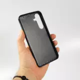 Coque Samsung Galaxy S24+ - Silicone rigide noir Canton SG blanc
