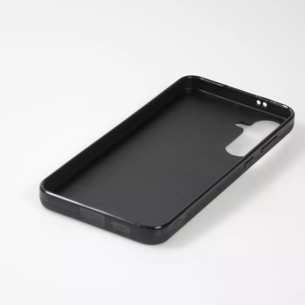 Coque Samsung Galaxy S24+ - Silicone rigide noir Canton SG blanc